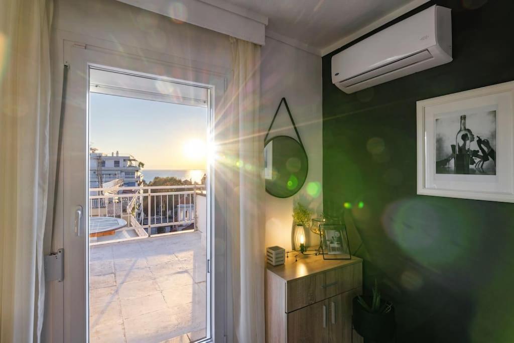 Sea View Sunset Penthouse Appartement Thessaloniki Buitenkant foto