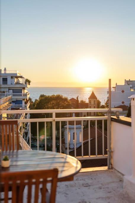 Sea View Sunset Penthouse Appartement Thessaloniki Buitenkant foto